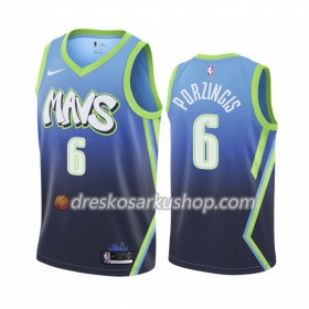 Muški NBA Dres Dallas Mavericks Kristaps Porzingis 6 Nike 2019-20 City Edition Swingman